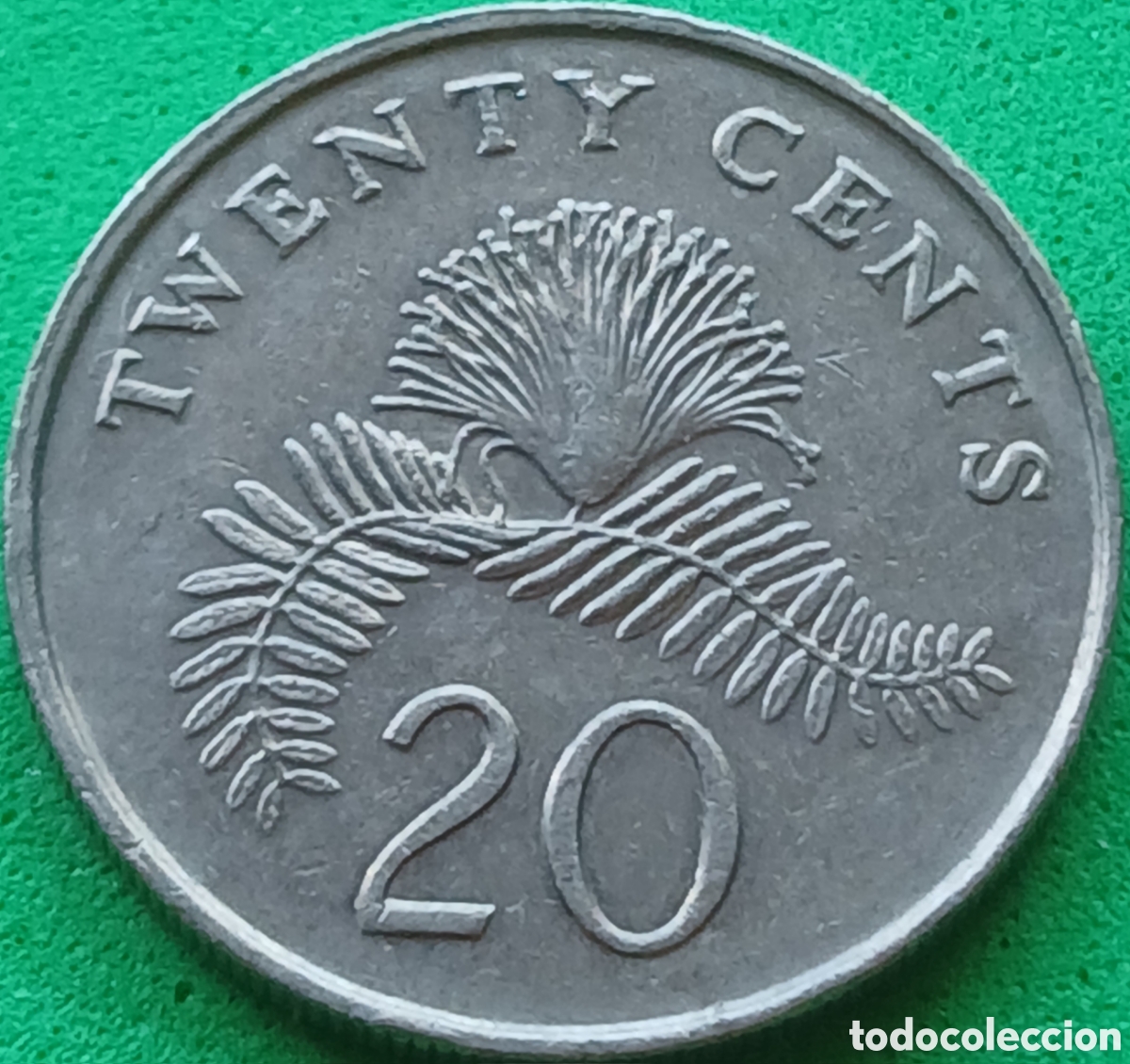 Monedas antiguas de Asia: Singapur 20 cents 1990 km#52