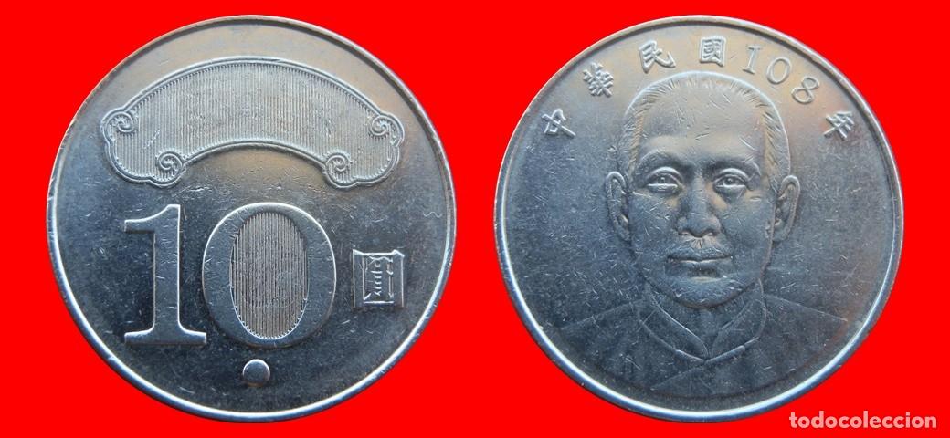 Monedas antiguas de Asia: 10 YUAN 2019 TAIWAN-155451