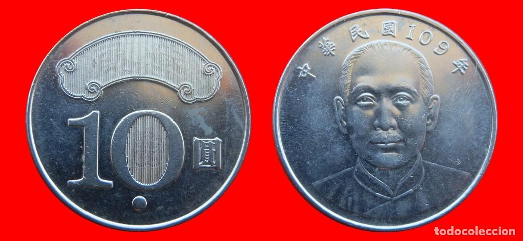 Monedas antiguas de Asia: 10 YUAN 2020 TAIWAN-155452
