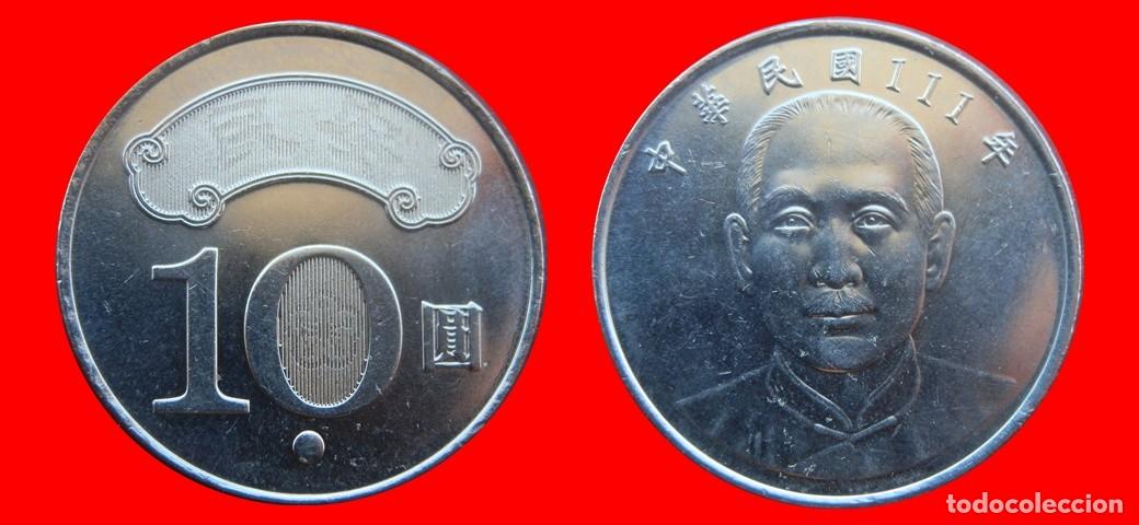 Monedas antiguas de Asia: 10 YUAN 2022 TAIWAN-155454
