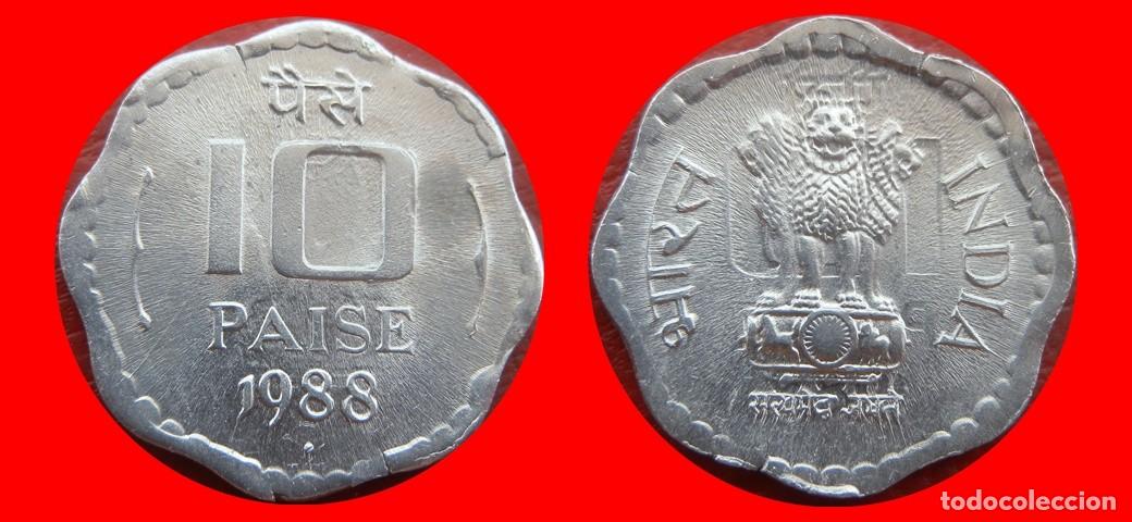 Monedas antiguas de Asia: 10 PAISE 1988 INDIA-155458