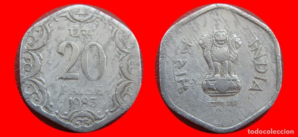 Monedas antiguas de Asia: 20 PAISE 1983 INDIA-155461