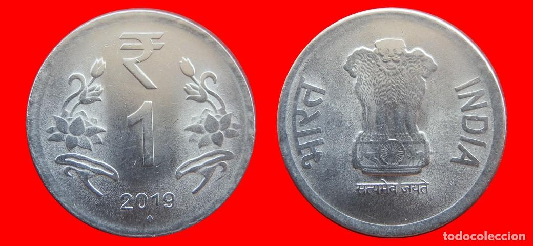 Monedas antiguas de Asia: 1 RUPIA 2019 INDIA-155463
