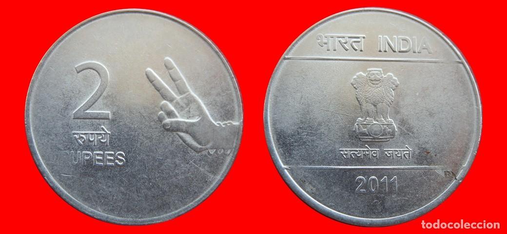Monedas antiguas de Asia: 2 RUPIAS 2011 INDIA-155464
