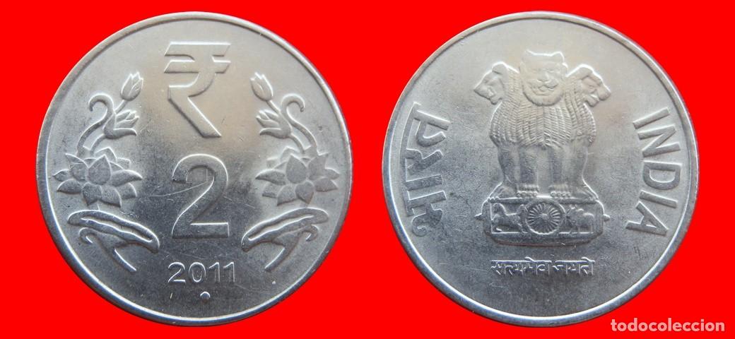 Monedas antiguas de Asia: 2 RUPIAS 2011 NUEVO MODELO INDIA-155465