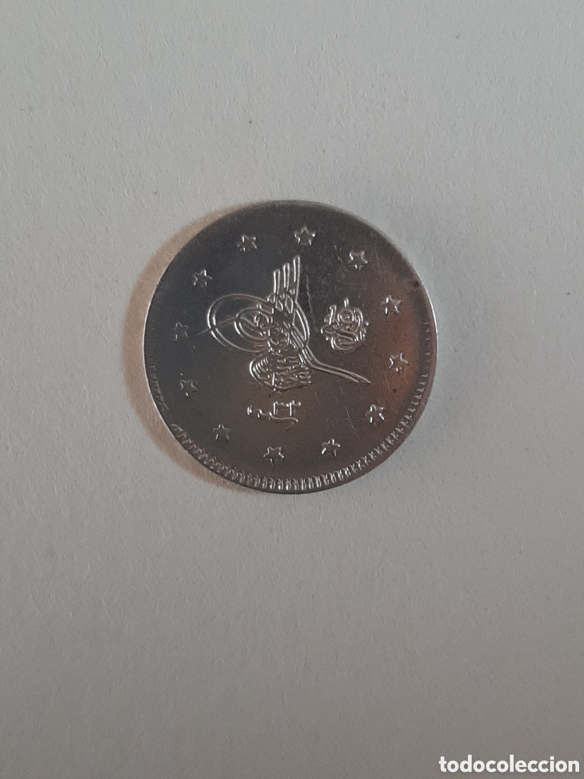 Monedas antiguas de Asia: TURQUIA ABDUL HAMID II EL GHAZI 2 KURUSH 1906/1293 PLATA