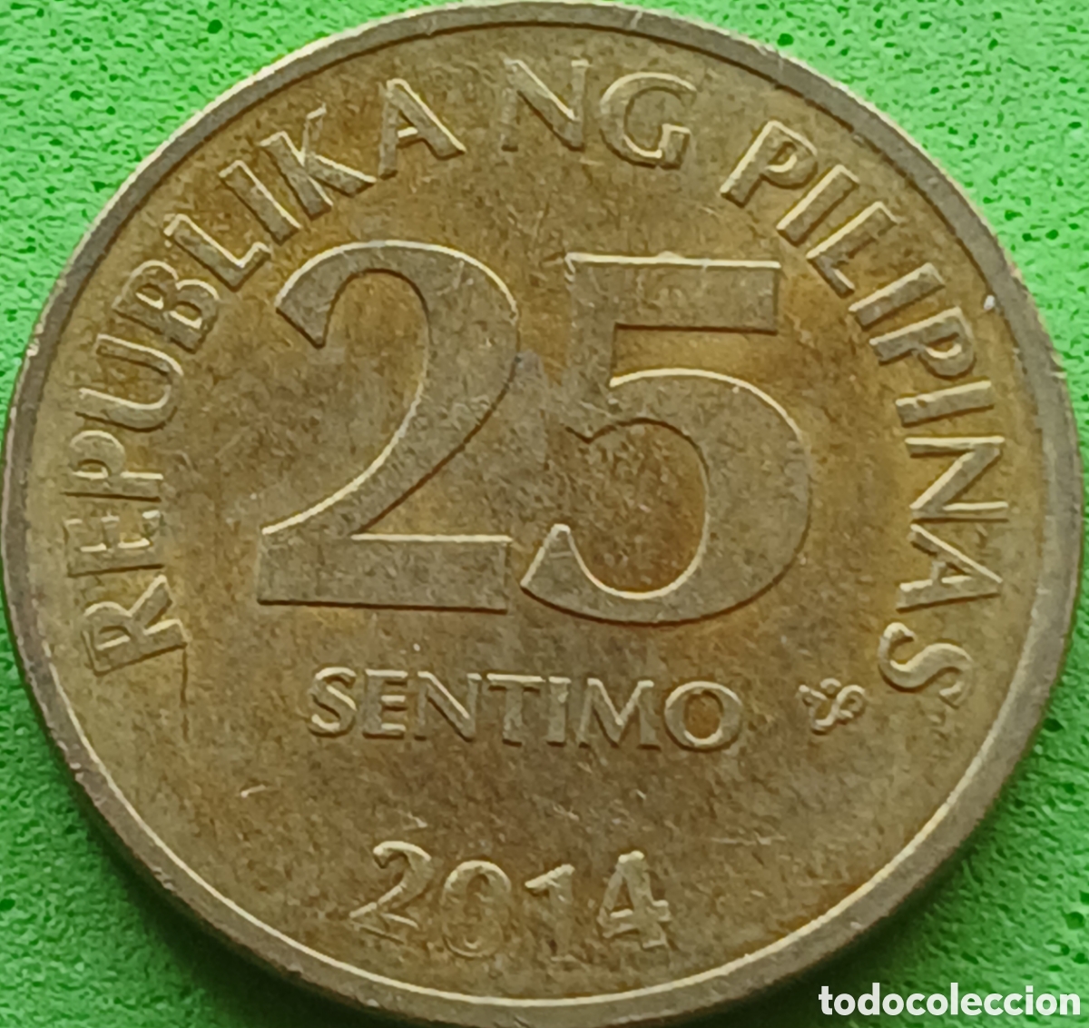 Monedas antiguas de Asia: Filipinas 25 c&eacute;ntimos 2014 km#271a