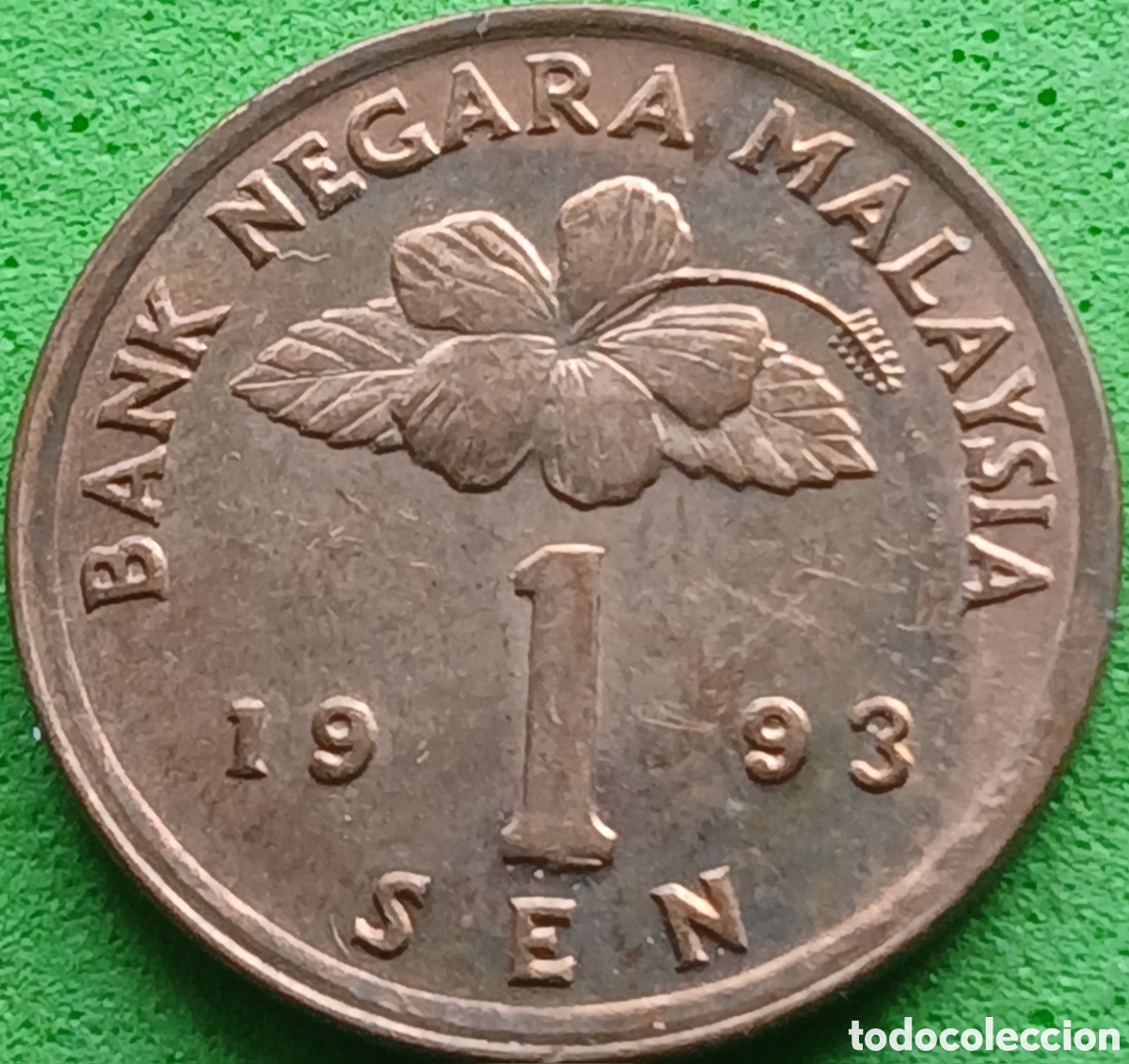 Monedas antiguas de Asia: Malasia 1 sen 1993 km#49