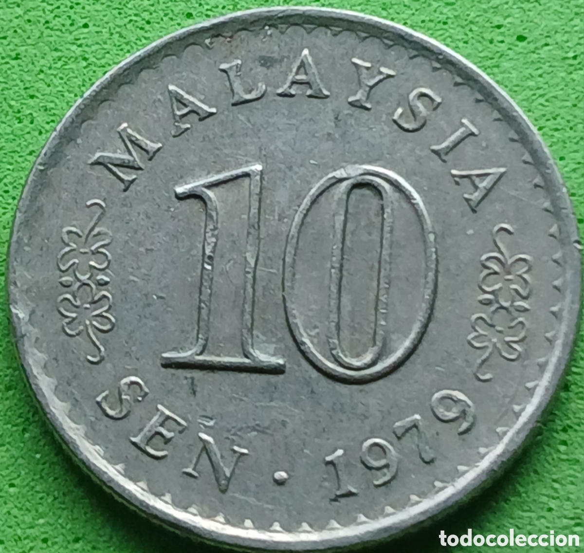 Monedas antiguas de Asia: Malasia 10 sen 1979 km#3