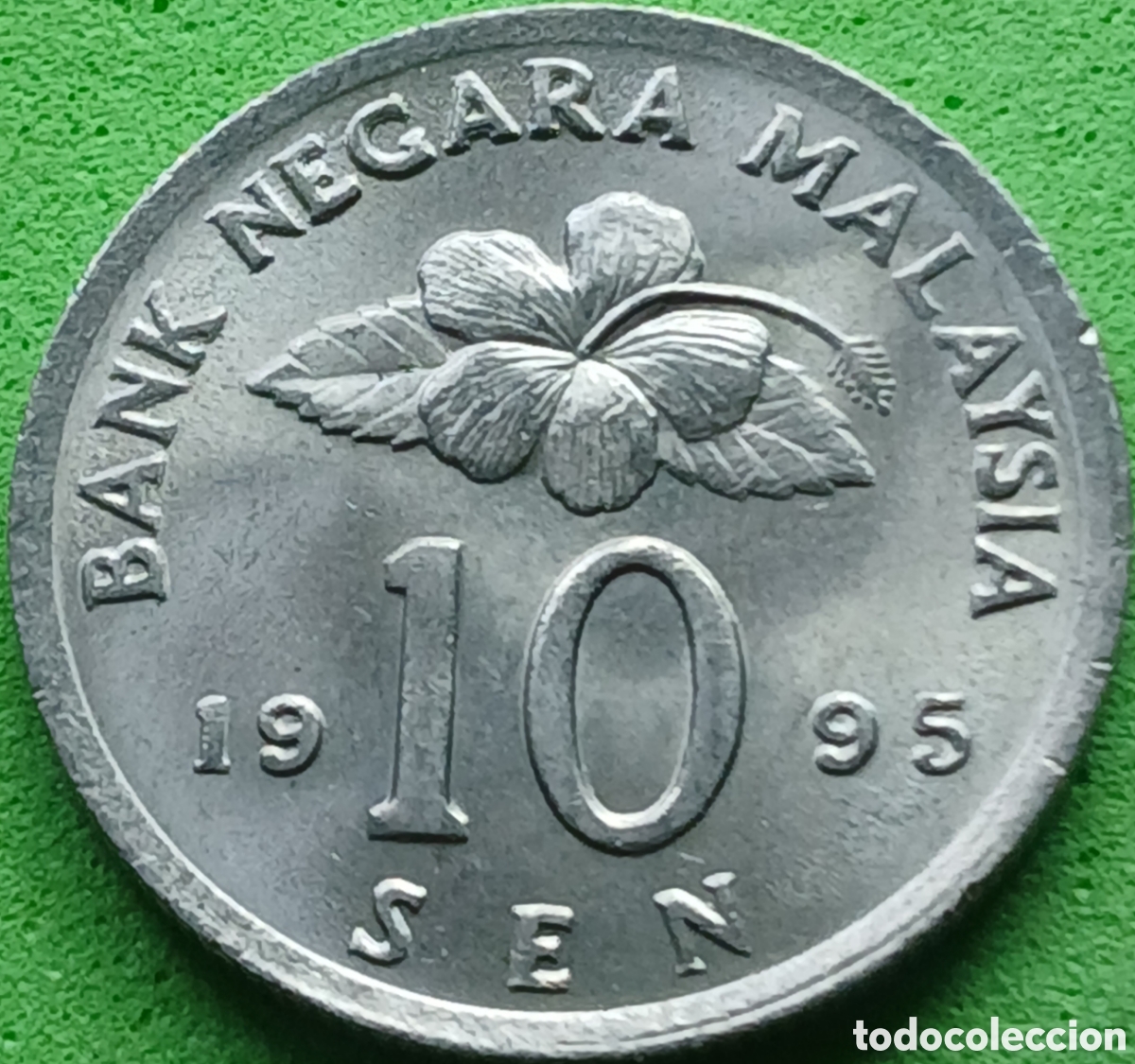 Monedas antiguas de Asia: Malasia 10 sen 1995 km#51