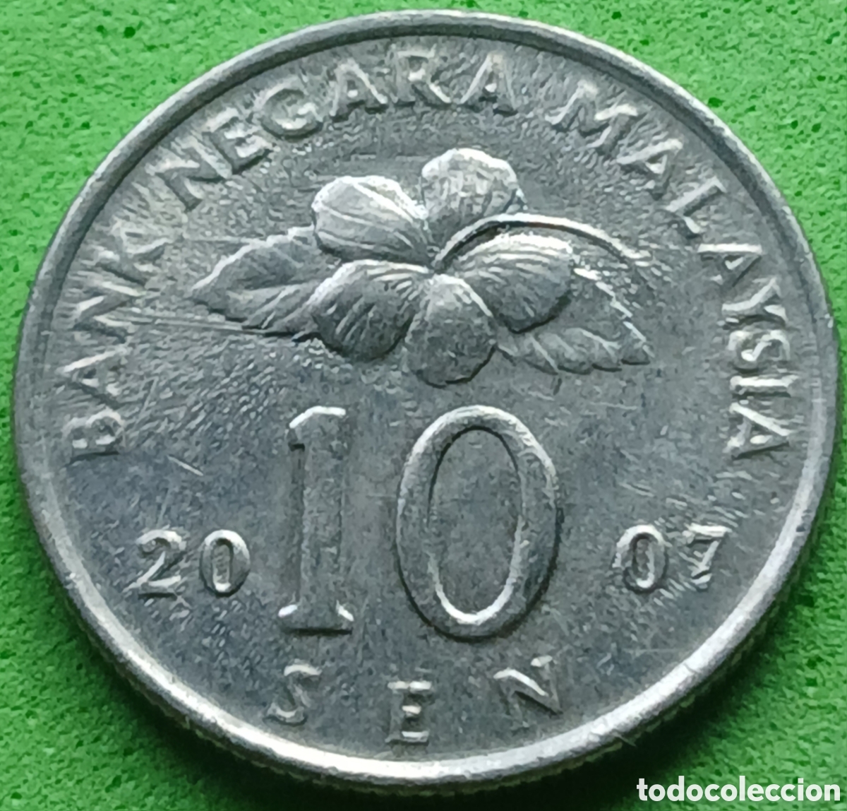 Monedas antiguas de Asia: Malasia 10 sen 2007 km#51