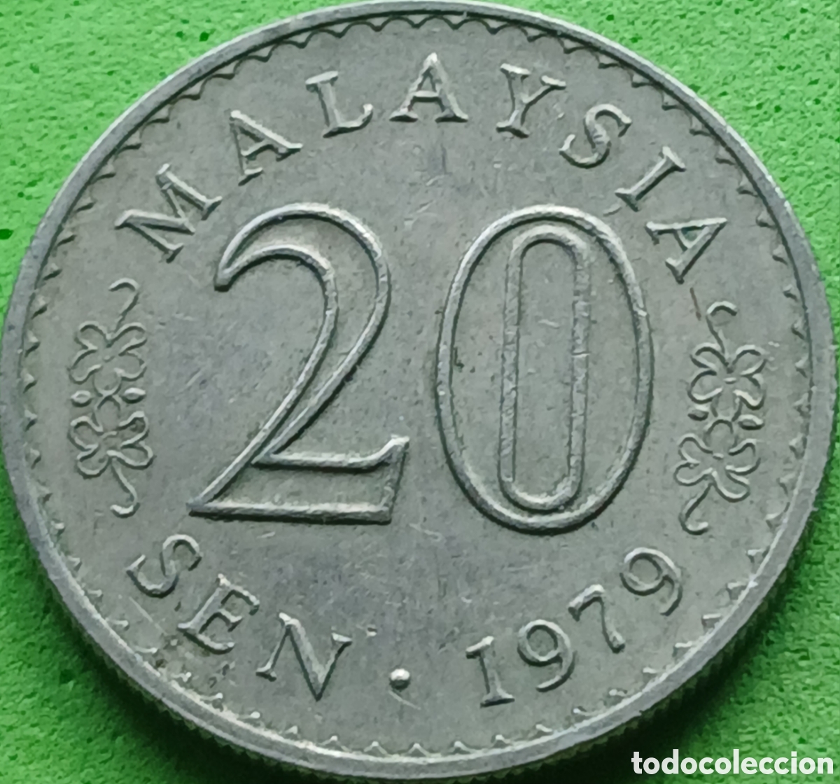 Monedas antiguas de Asia: Malasia 20 sen 1979 km#4