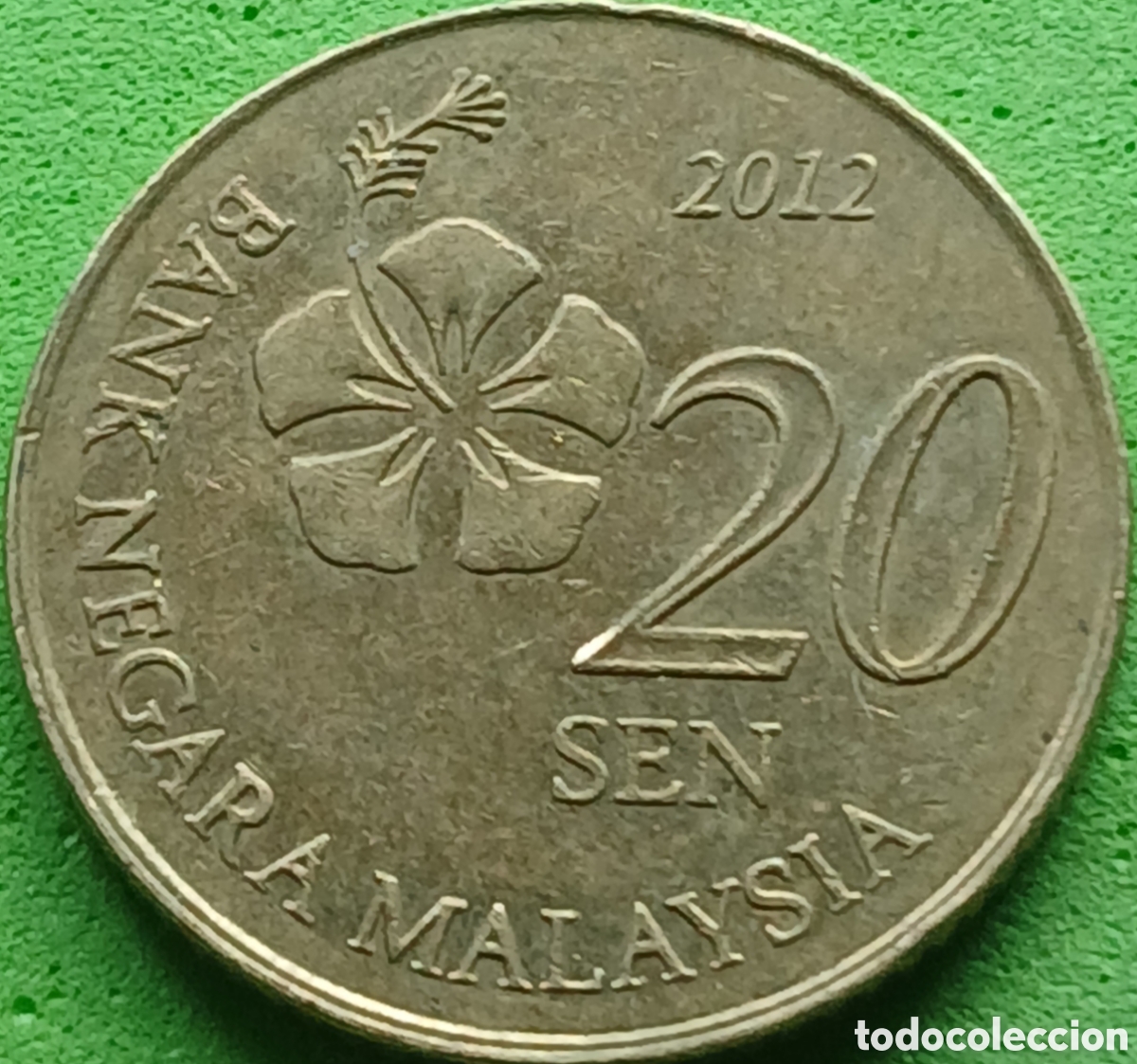 Monedas antiguas de Asia: Malasia 20 sen 2012 km#203