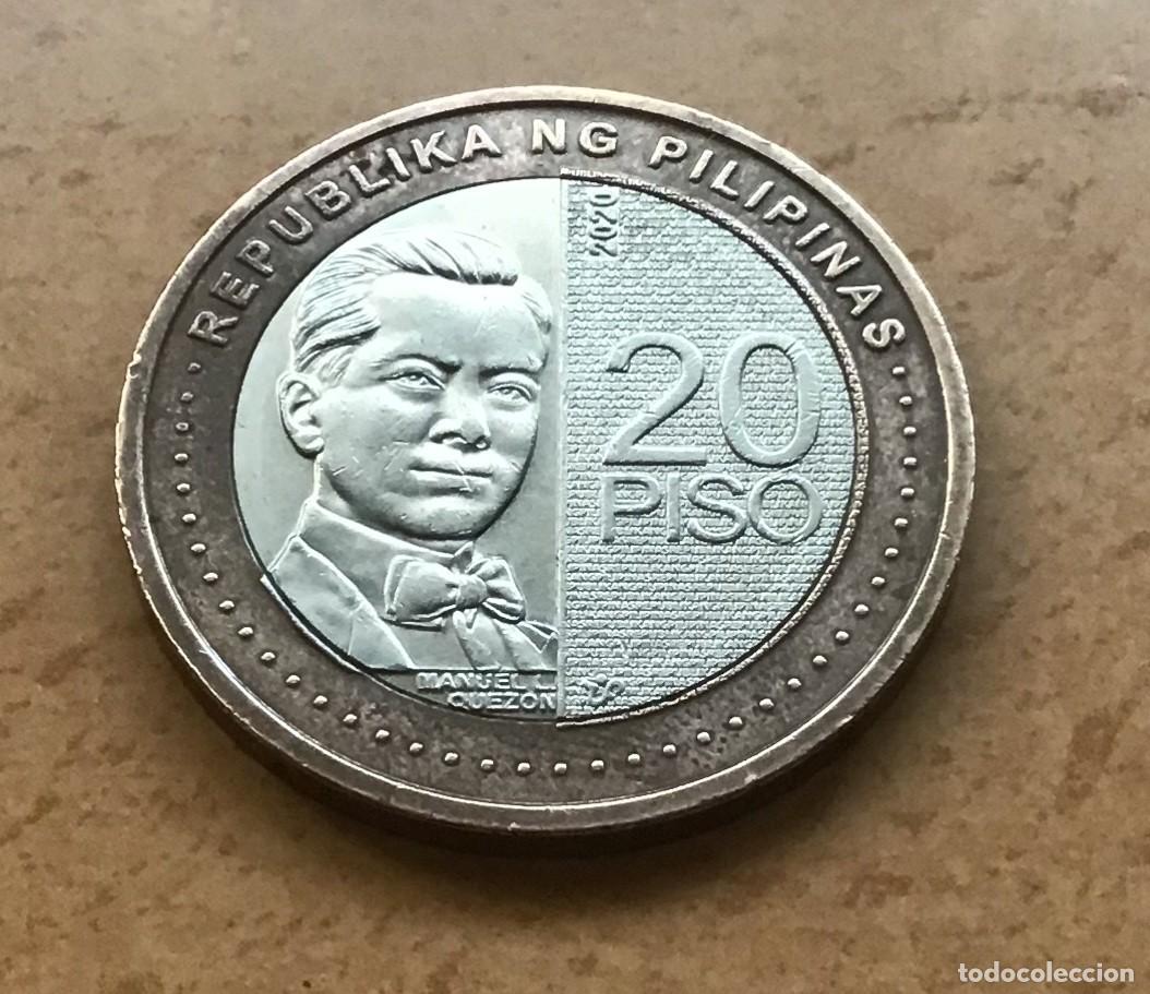 Monedas antiguas de Asia: 20 piso de Filipinas. A&ntilde;o 2020