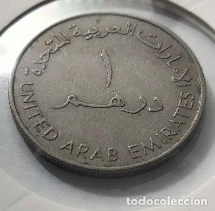 Monedas antiguas de Asia: Emiratos &Aacute;rabes Unidos - 1 Dirham 1999 (25 Aniversario Petr&oacute;leo Abu Al Bukhoosh) MBC