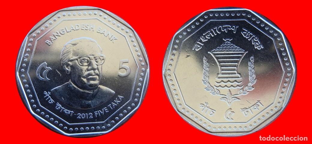 Monedas antiguas de Asia: 5 TAKA 2012 SIN CIRCULAR BANGLADES-9913SC