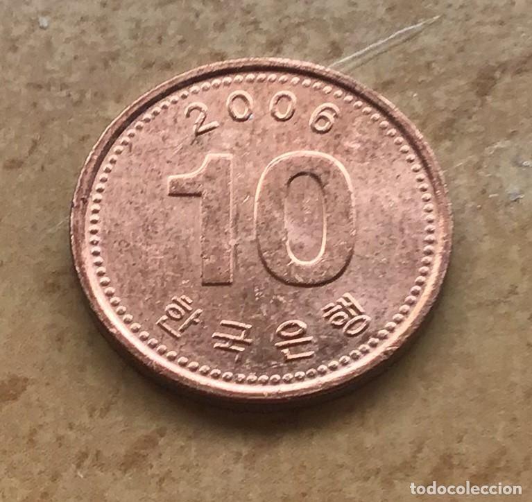 Monedas antiguas de Asia: 10 won de Corea del Sur. A&ntilde;o 2006