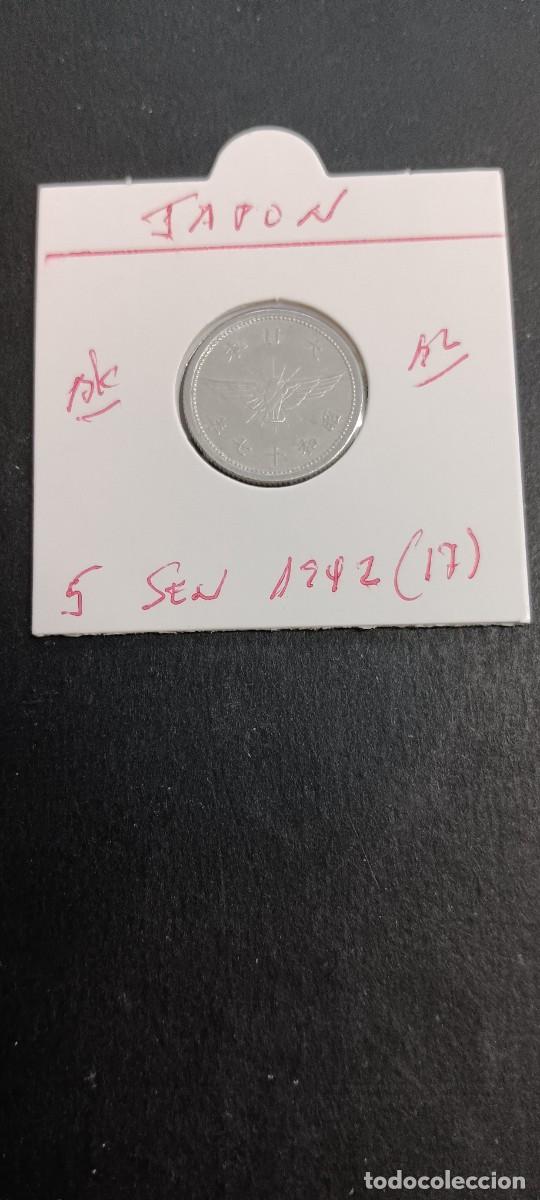 Monedas antiguas de Asia: JAPON 5 SEN 1942(17) BC KM=60 (ALUMINIO) HIROHITO