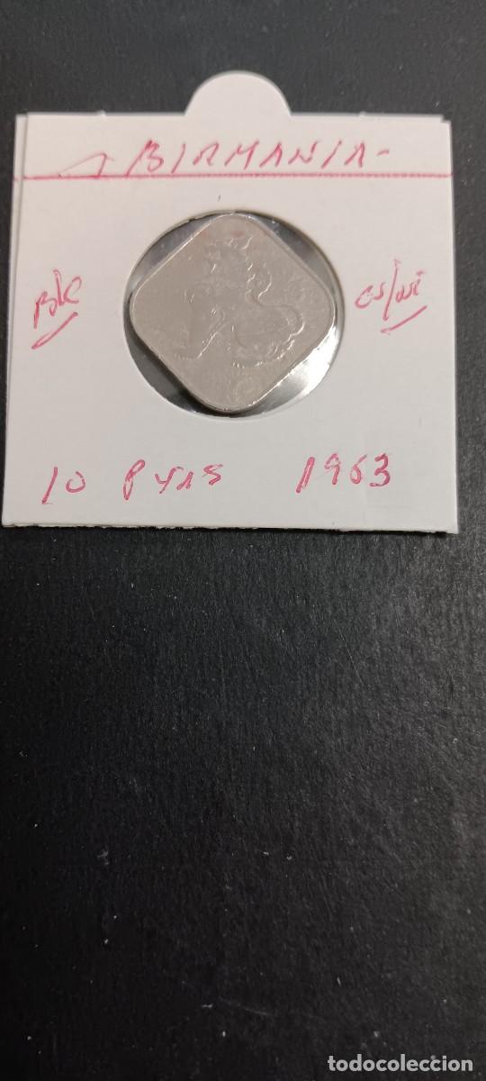 Monedas antiguas de Asia: MYANMAR(BIRMANIA) 10 PYAS 1953 BC KM=34 (CUPRONIQUEL)