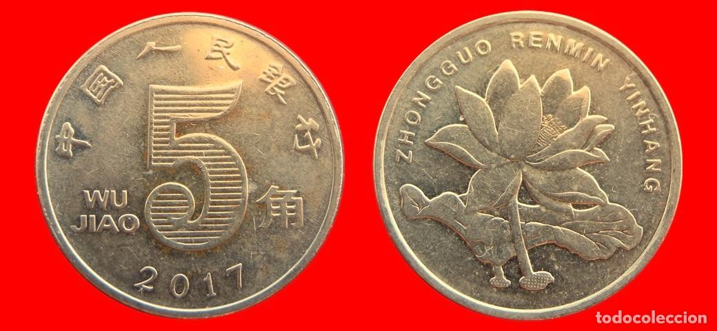 Monedas antiguas de Asia: 5 JIAO 2017 CHINA-155602