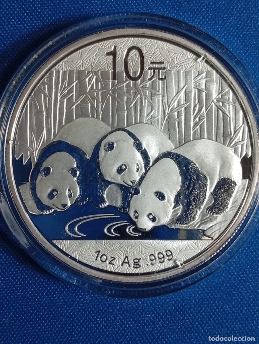 Monete antiche di Asia: Onza de plata 999 ( 31,1 g ) Panda China a&ntilde;o: 2013