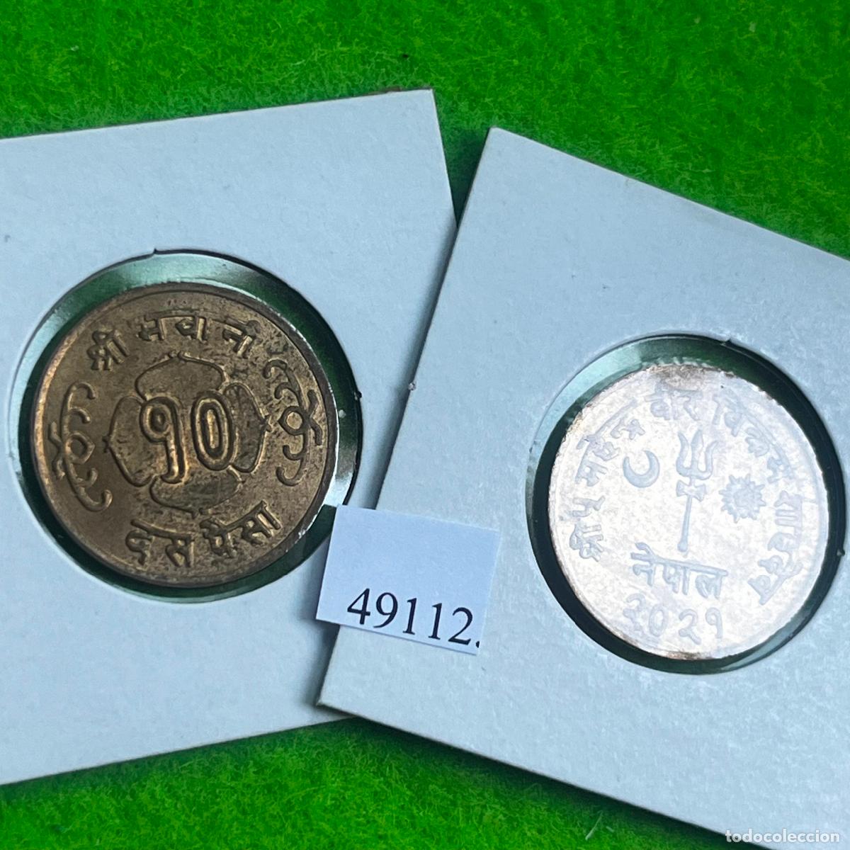 Monedas antiguas de Asia: Nepal 10 paisa 2021/(1964 d.C.) Mahendra Bir Bikram Shah (1955&ndash;1972). una moneda, 49112