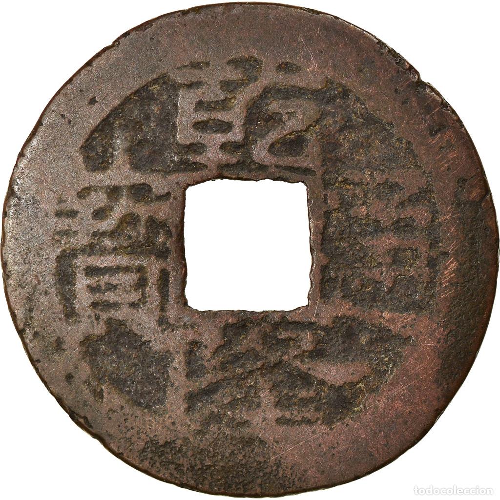 Monedas antiguas de Asia: [#876203] Moneda, China, EMPIRE, Chien-Lung, Cash, 1736-1795, Y, BC+, Lat&oacute;n fundido