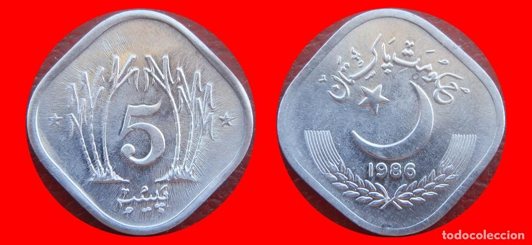 Monedas antiguas de Asia: 5 PAISA 1986 SIN CIRCULAR PAKISTAN-9934SC