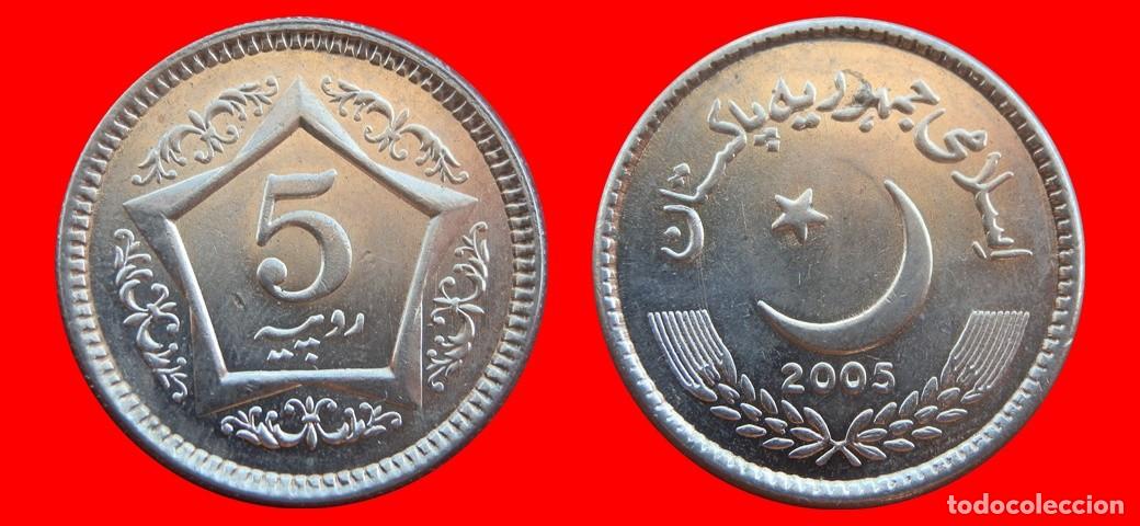 Monedas antiguas de Asia: 5 RUPIAS 2005 SIN CIRCULAR PAKISTAN-9937SC