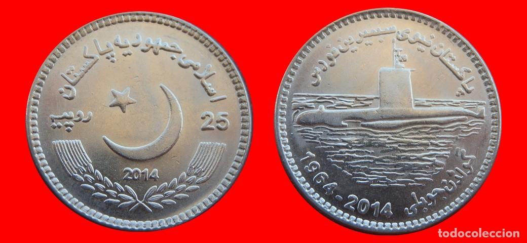 Monedas antiguas de Asia: 25 RUPIAS 2014 SIN CIRCULAR PAKISTAN-9943SC