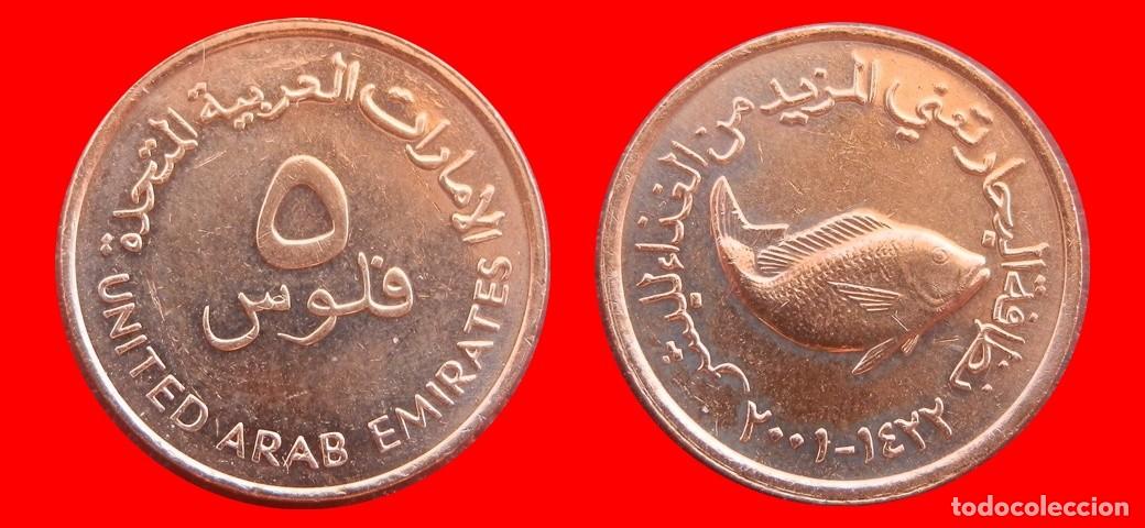 Monedas antiguas de Asia: 5 FILS 2001 SIN CIRCULAR EMIRATOS ARABES-9945SC