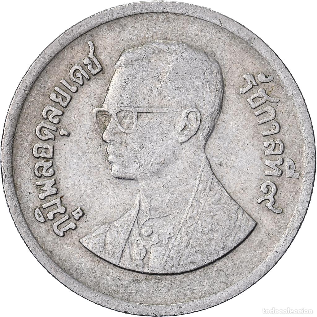 Monedas antiguas de Asia: [#1223508] Tailandia, Rama IX, Baht, 1982, Cobre - n&iacute;quel, BC+, KM:159.1