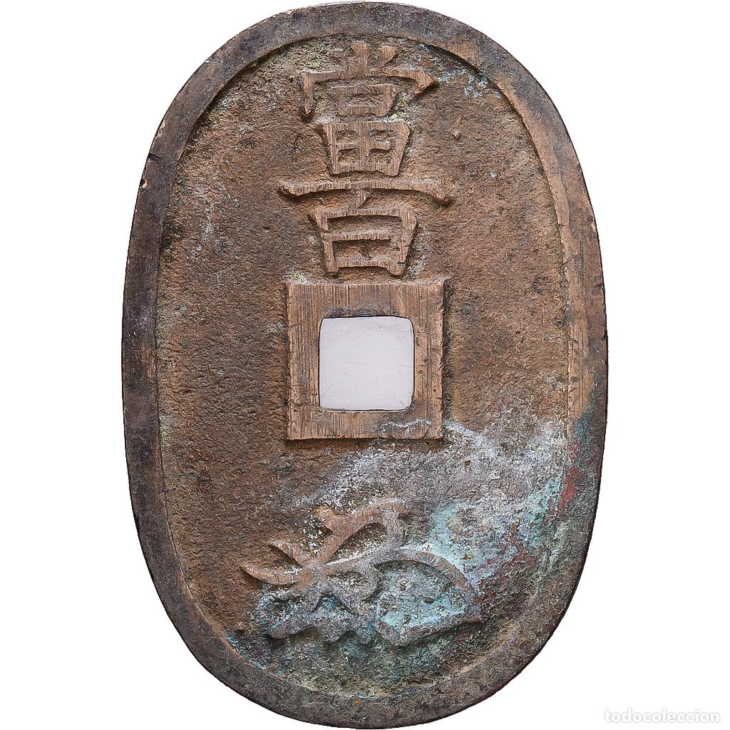 Monedas antiguas de Asia: [#1547390] Jap&oacute;n, Ninkō Tennō, 100 Mon, Tempo Tsuho, (1835-1870), Bronce, BC+