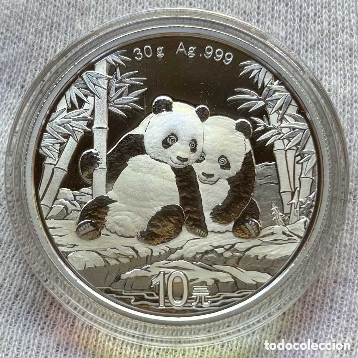 Monedas antiguas de Asia: Moneda PLATA 1 Onza CHINA 2026 Panda 10 Yuan. Oz 999 30 Gr.