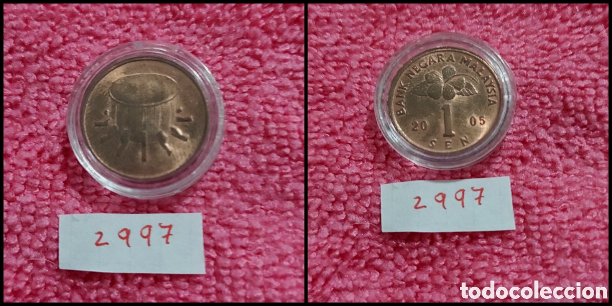 Monedas antiguas de Asia: 1 sen de Malasia a&ntilde;o 2005