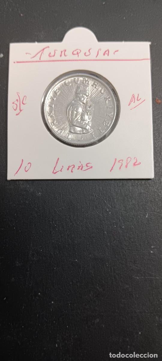 Monedas antiguas de Asia: TURQUIA(TURKIA) 10 LIRAS 1982 S/ KM=950.1 (ALUMINIO)
