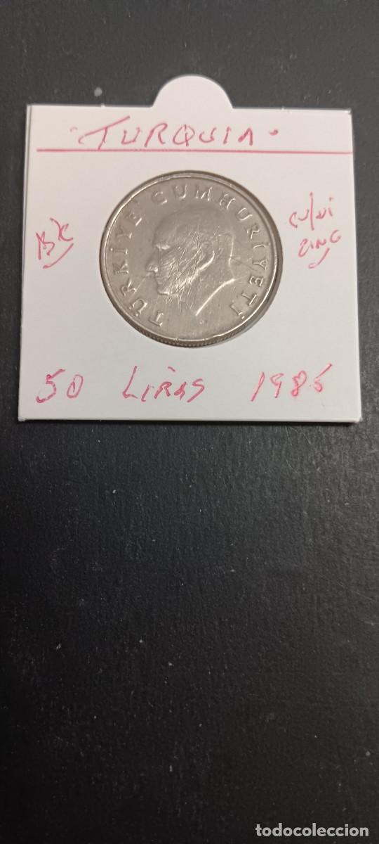 Monedas antiguas de Asia: TURQUIA(TURKIA) 50 LIRAS 1985 BC KM=966 (CUPRONIQUEL-ZINC)