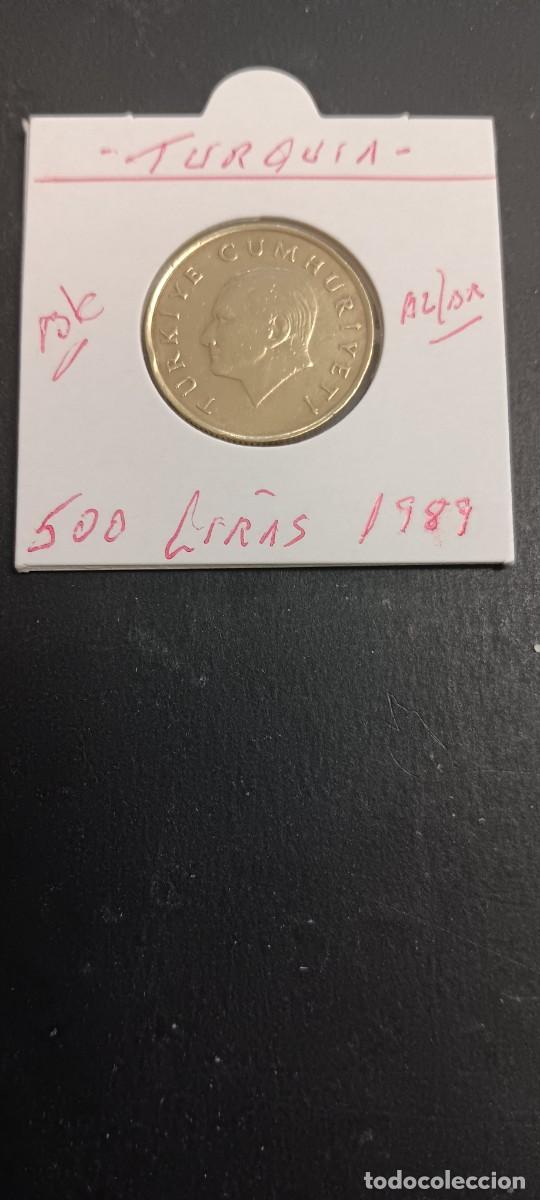 Monedas antiguas de Asia: TURQUIA(TURKIA) 500 LIRAS 1989 BC KM=989 (ALUMINIO-BRONCE)