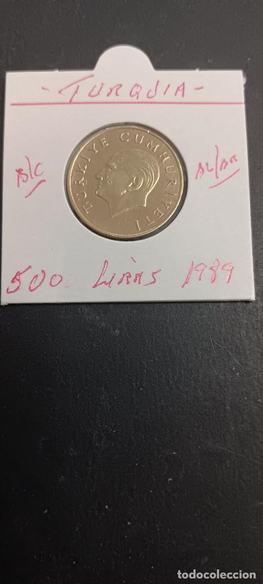 Monedas antiguas de Asia: TURQUIA(TURKIA) 500 LIRAS 1989 BC KM=989 (ALUMINIO-BRONCE)