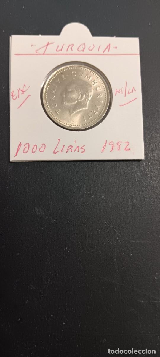 Monedas antiguas de Asia: TURQUIA(TURKIA) 1000 LIRAS 1992 EBC KM=997 (NIQUEL-LAT&Oacute;N)