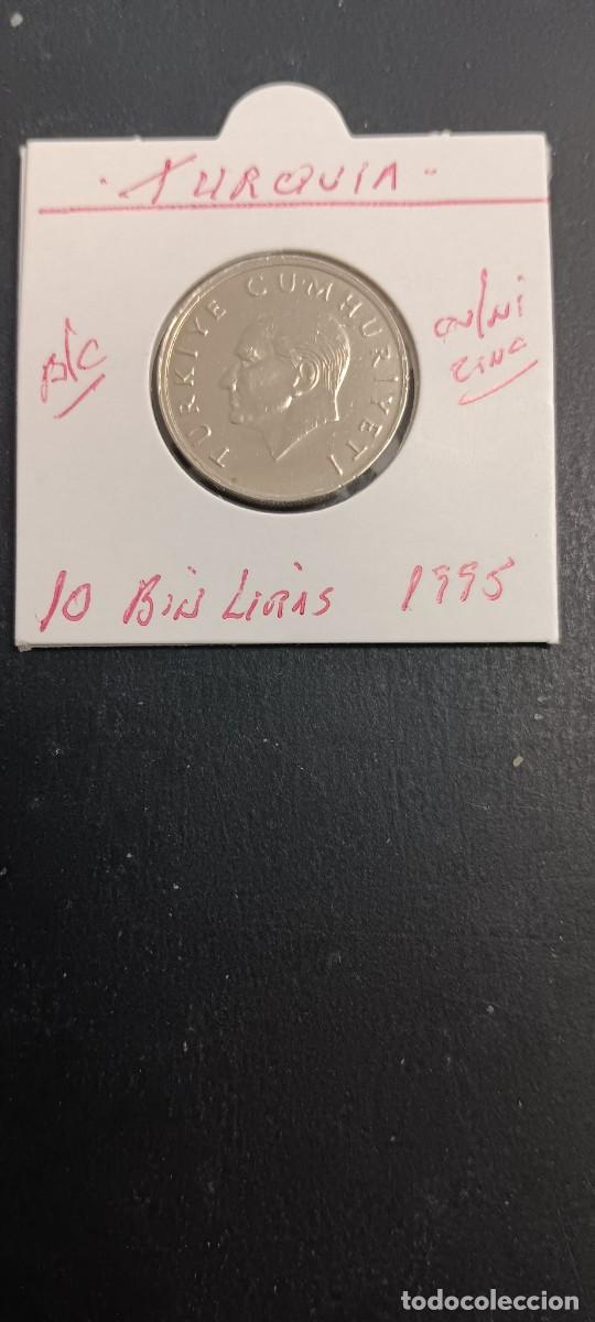 Monedas antiguas de Asia: TURQUIA(TURKIA) 10 BIN LIRAS 1995 BC KM=1027.1 (CUPRONIQUEL-ZINC)