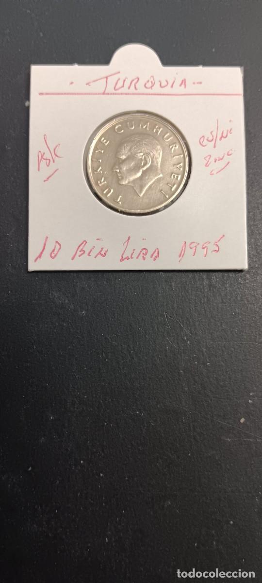 Monedas antiguas de Asia: TURQUIA(TURKIA) 10 BIN LIRAS 1995 BC KM=1027.1 (CUPRONIQUEL-ZINC)
