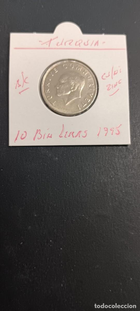 Monedas antiguas de Asia: TURQUIA(TURKIA) 10 BIN LIRAS 1995 BC KM=1027.1 (CUPRONIQUEL-ZINC)