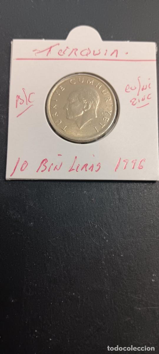 Monedas antiguas de Asia: TURQUIA(TURKIA) 10 BIN LIRAS 1996 BC KM=1027.1 (CUPRONIQUEL-ZINC)
