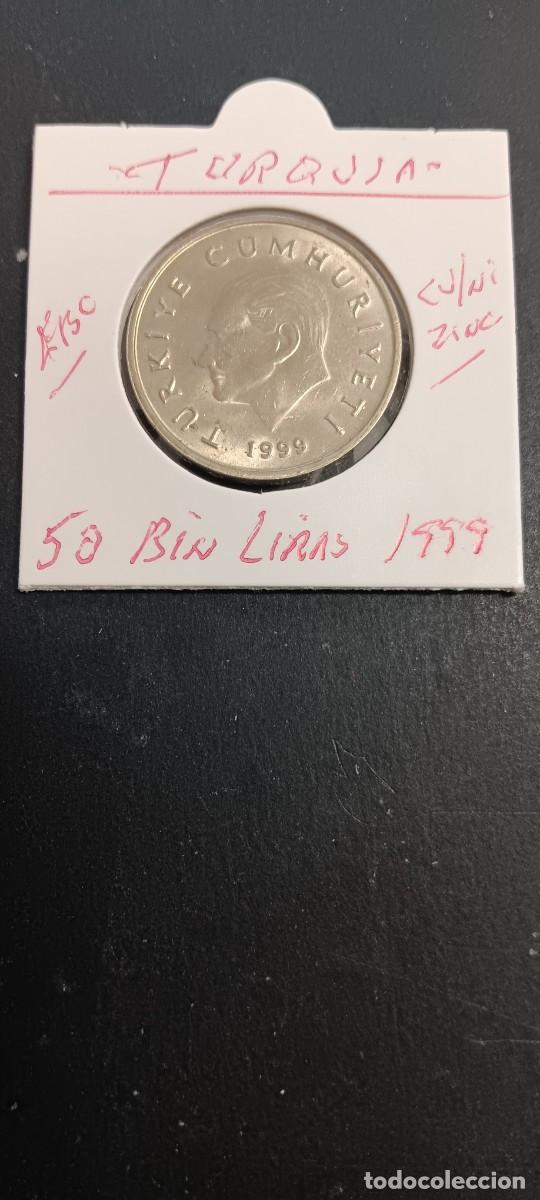 Monedas antiguas de Asia: TURQUIA(TURKIA) 50 BIN LIRAS 1999 EBC KM=1056 (CUPRONIQUEL-ZINC)