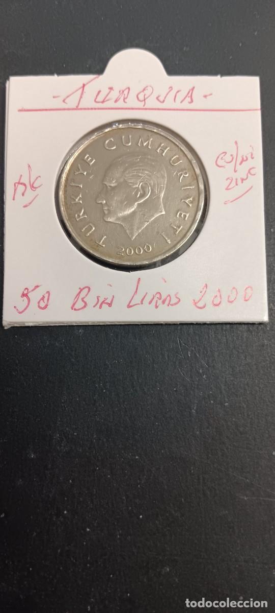 Monedas antiguas de Asia: TURQUIA(TURKIA) 50 BIN LIRAS 2000 EBC KM=1056 (CUPRONIQUEL-ZINC)