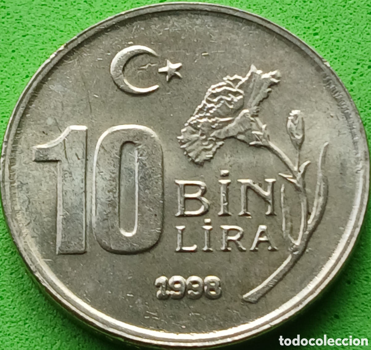 Monedas antiguas de Asia: Turqu&iacute;a 10.000 liras 1998 km#1027