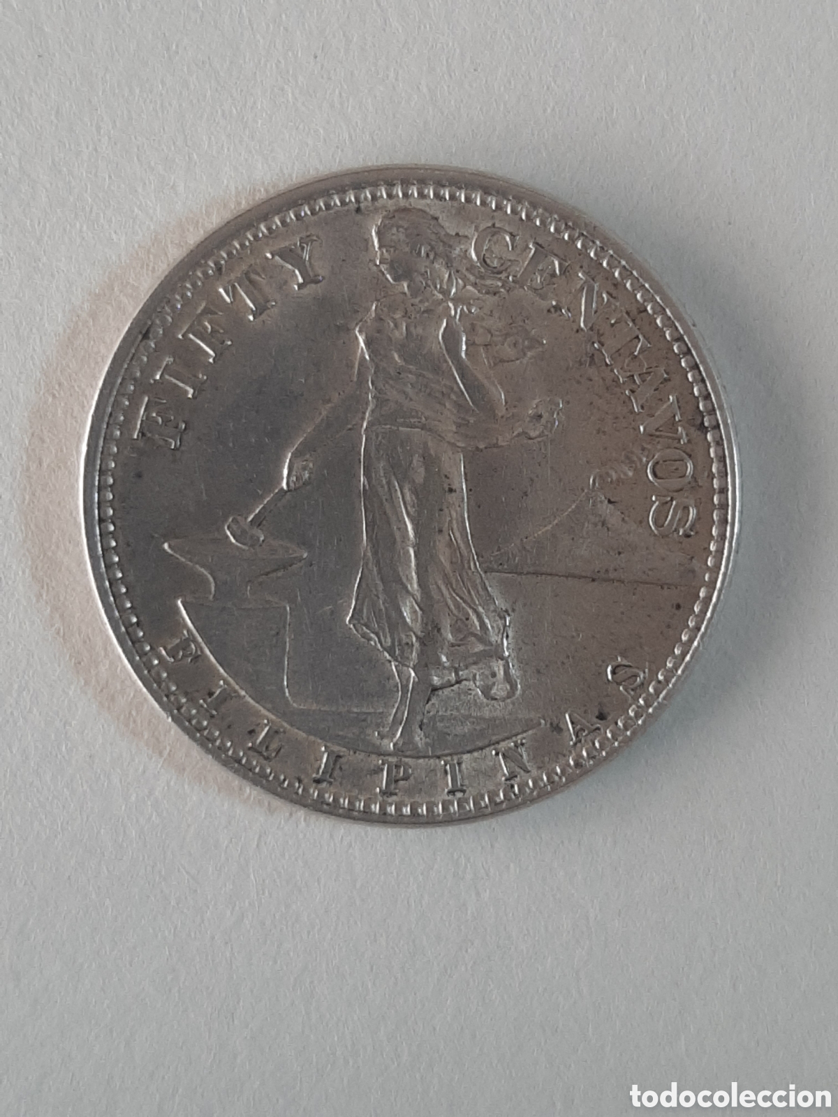 Monedas antiguas de Asia: FILIPINAS 50 CENTAVOS 1944 PLATA