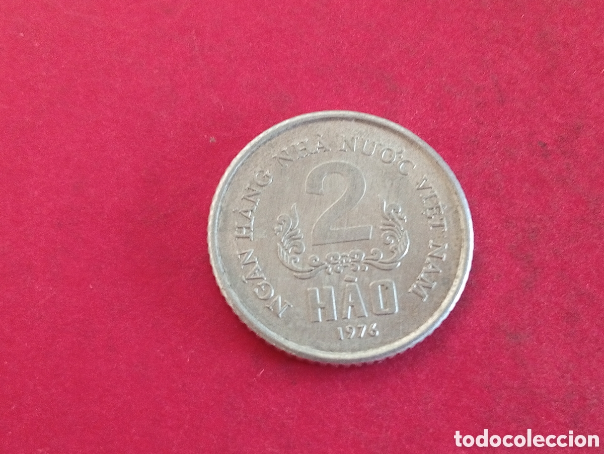 Monedas antiguas de Asia: 2 hao de Vietnam 1976