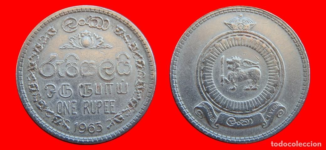 Monedas antiguas de Asia: 1 RUPIA 1963 SRI LANKA CEYLAN CEYLON-155785